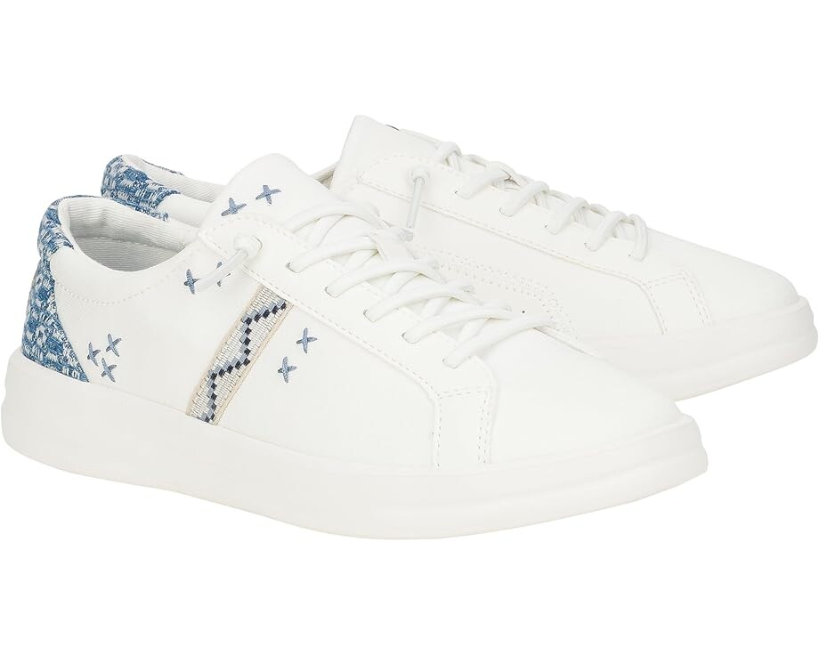 

Кроссовки Hey Dude Karina Crafted Boho White/Blue, цвет White/Blue