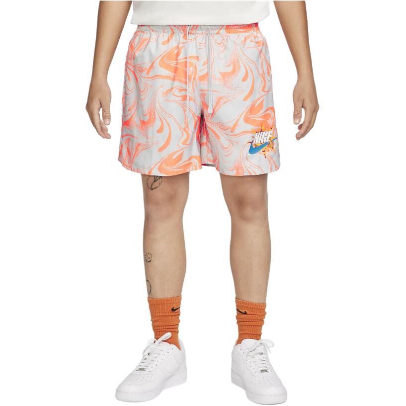 Повседневные шорты мужские белые/золотые Nike, белый/золотой — фото 3