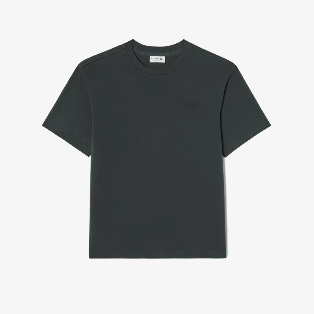 Футболка мужская Lacoste с начесом, базовая, серый — фото 4