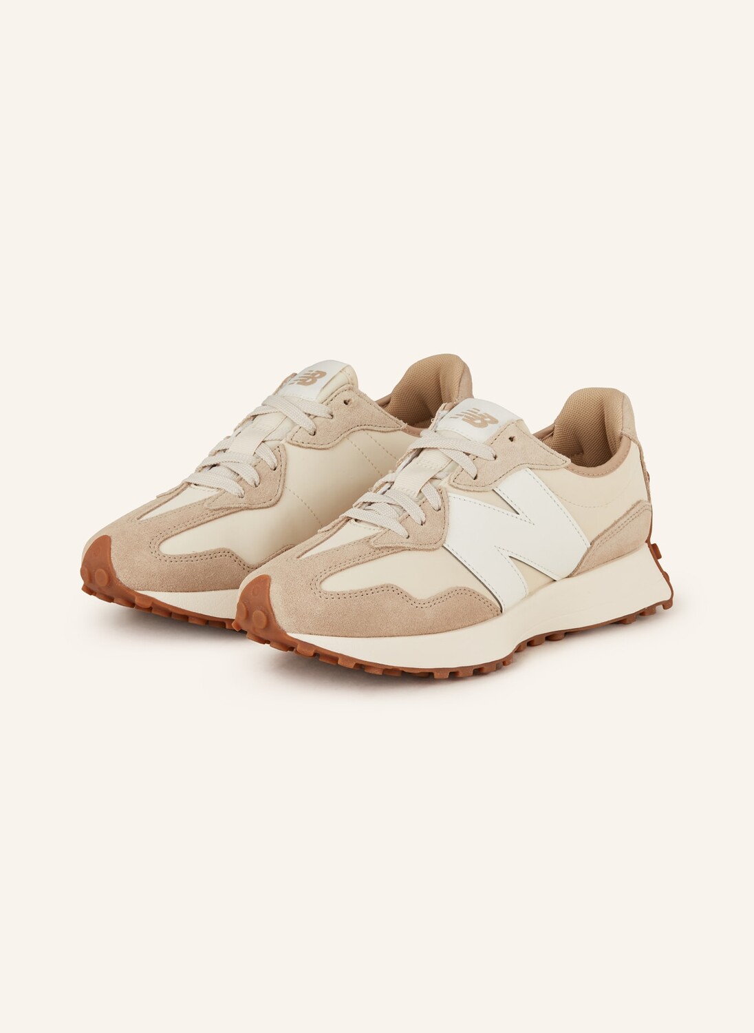 

Кроссовки 327 New Balance, экрю