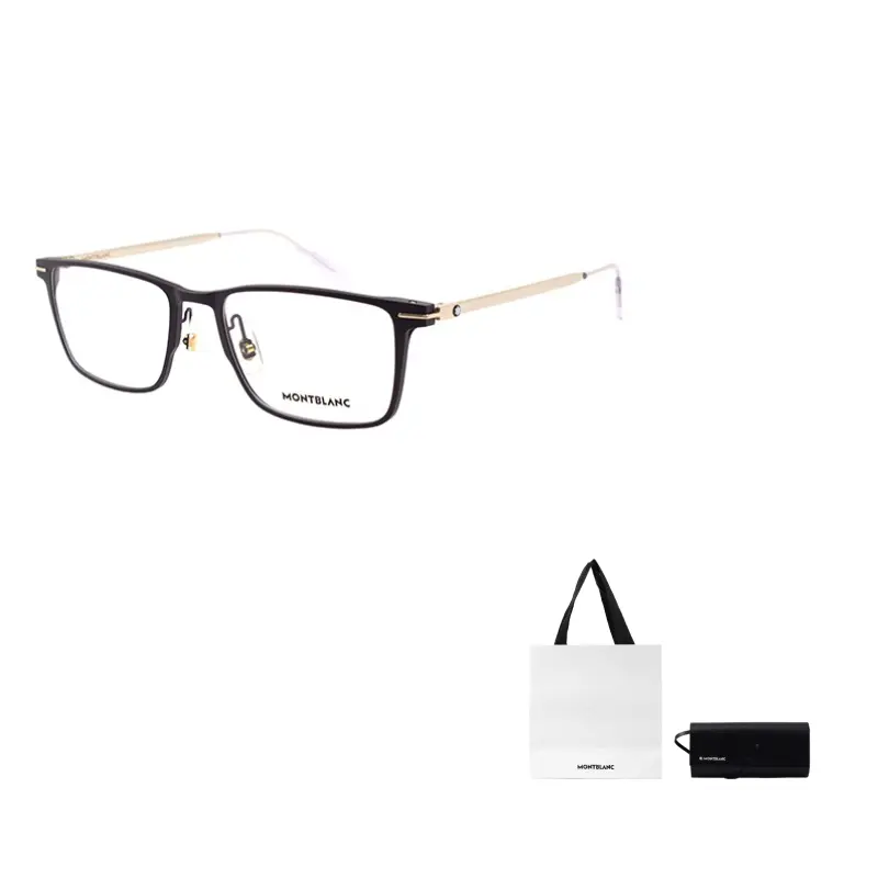

MONTBLANC Очки квадратной формы, Black Gold