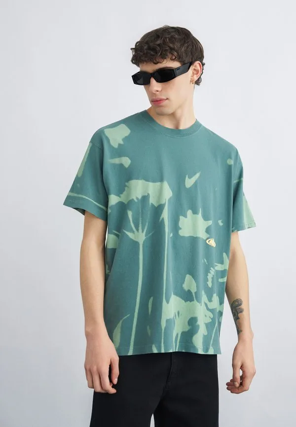 Футболка с цветочным принтом Nike Sportswear, Mineral Slate/Steam