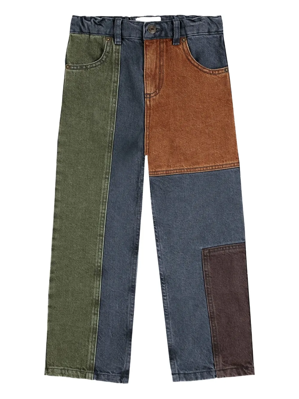 

Джинсы в технике пэчворк BOBO CHOSES, серый