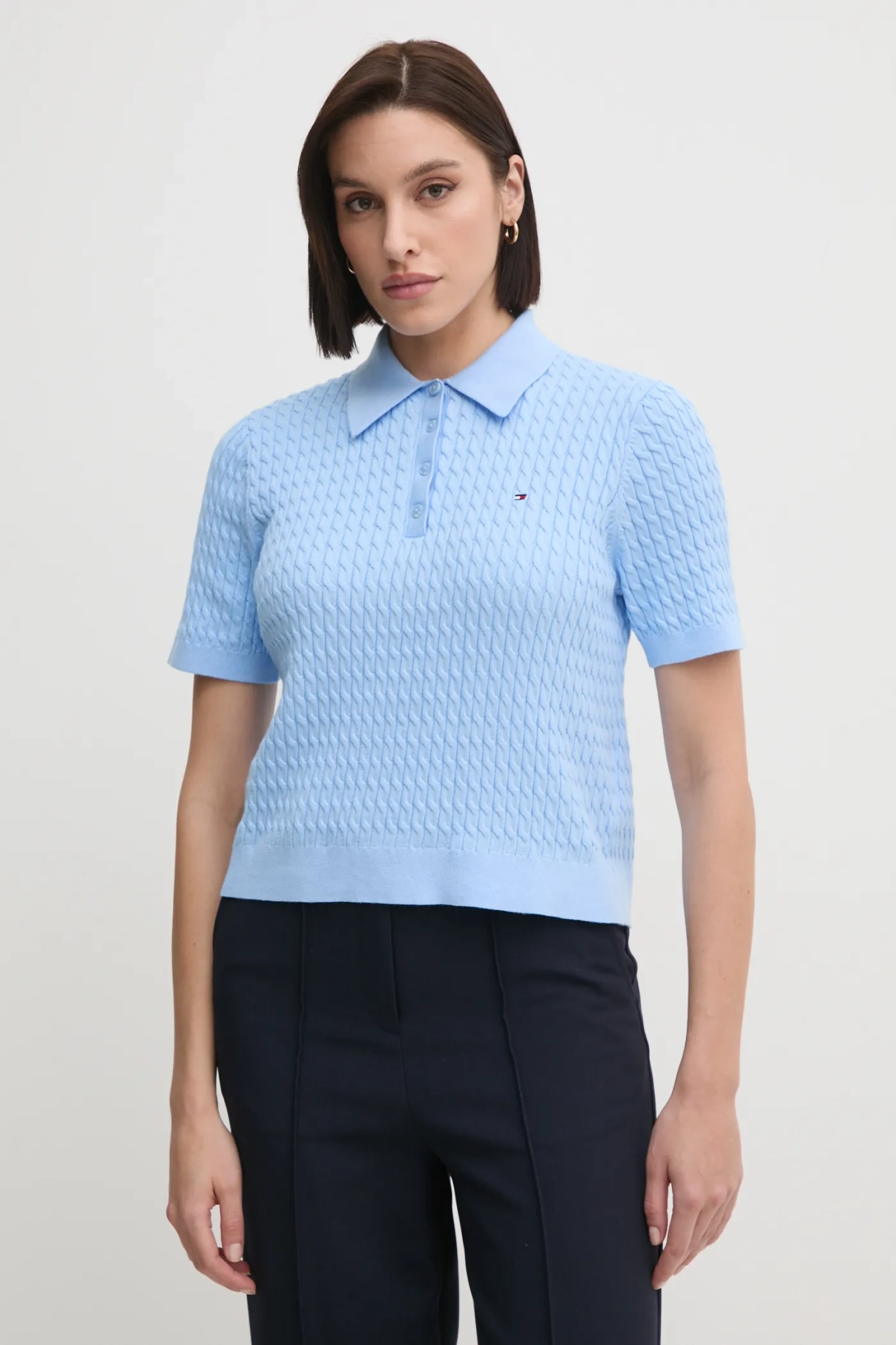 

Хлопковый свитер Tommy Hilfiger, синий
