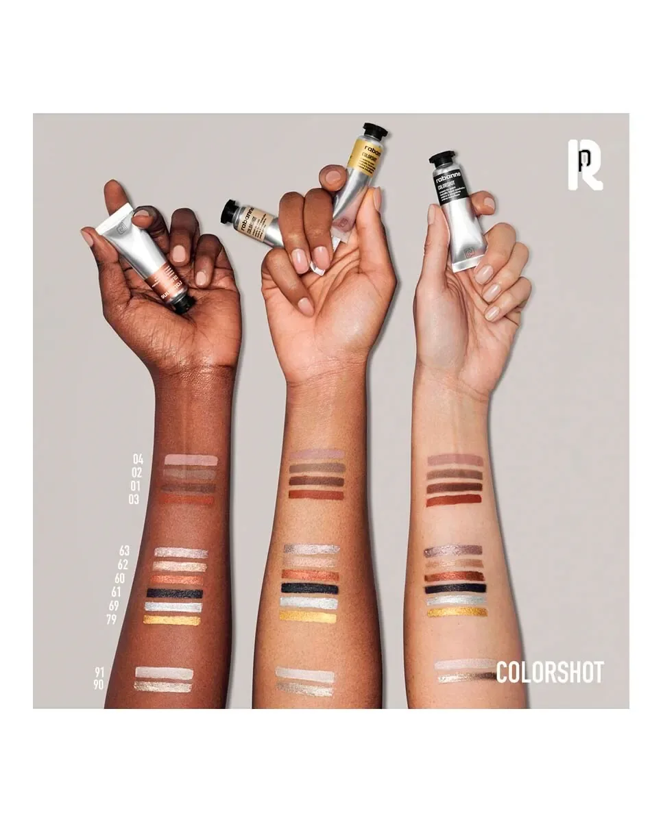 Тени для век Sombra en Crema Eyephoria Colorshot Rabanne, 61. Black Lune — фото 3