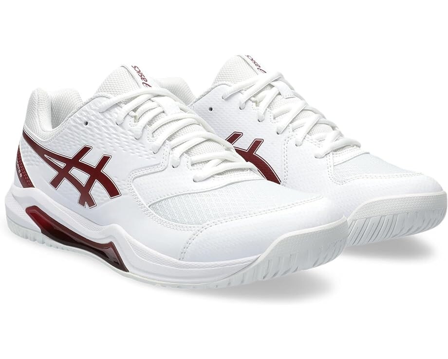 

Кроссовки ASICS GEL-Dedicate 8 Tennis Shoe, цвет White/Antique Red, Серый, Кроссовки ASICS GEL-Dedicate 8 Tennis Shoe, цвет White/Antique Red