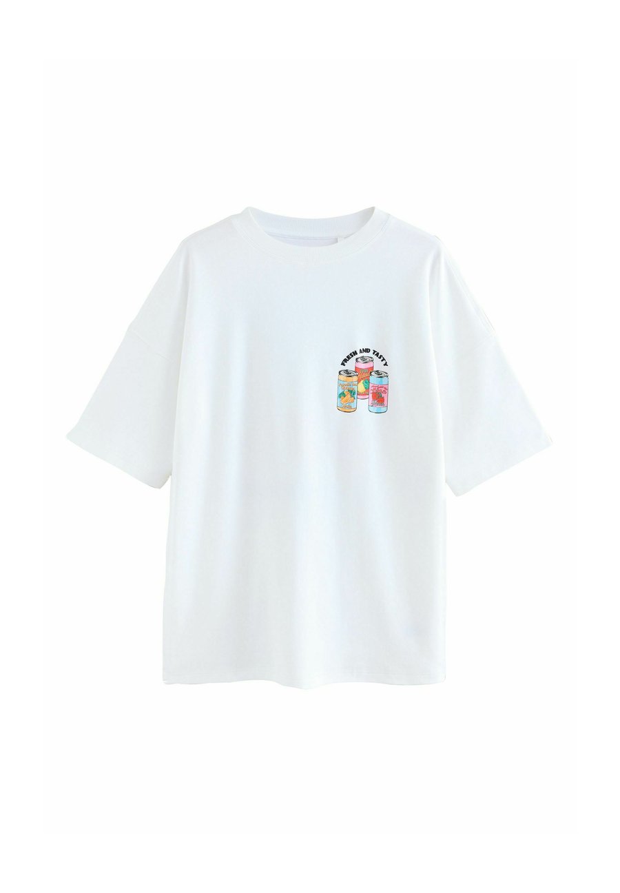 Футболка Next CANNED DRINKS CREW NECK , White