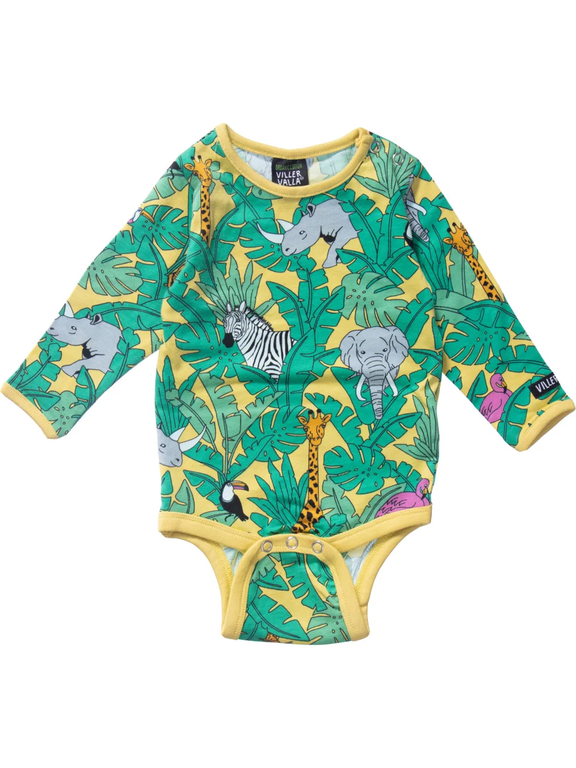 Комбинезон/Боди Villervalla, Yellow/Green
