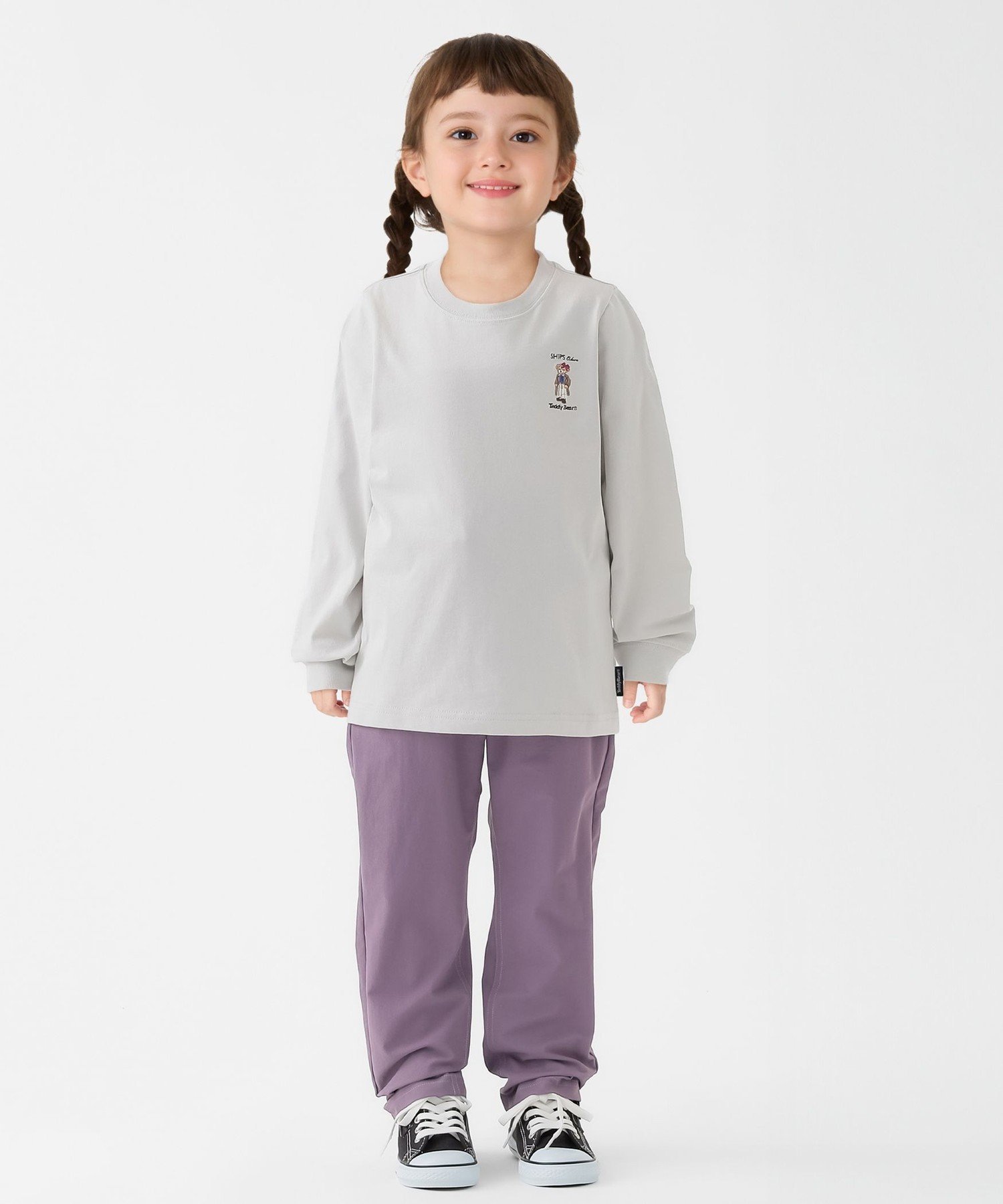 Цвета SHIPS: 80~130 см / Футболка TeddyBear(R) Long SHIPS Colors, Light gray