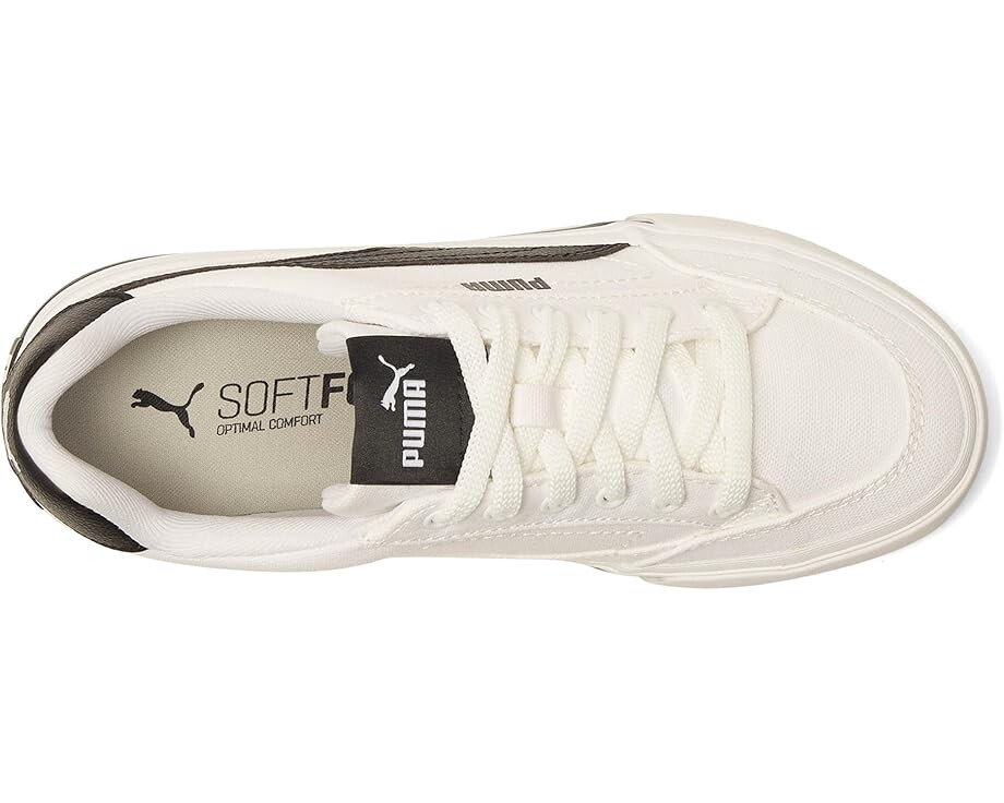 Кроссовки PUMA Kids Puma Kids Court Classic Vulc Faux Suede Sneakers, цвет Puma White/Puma Black — фото 2