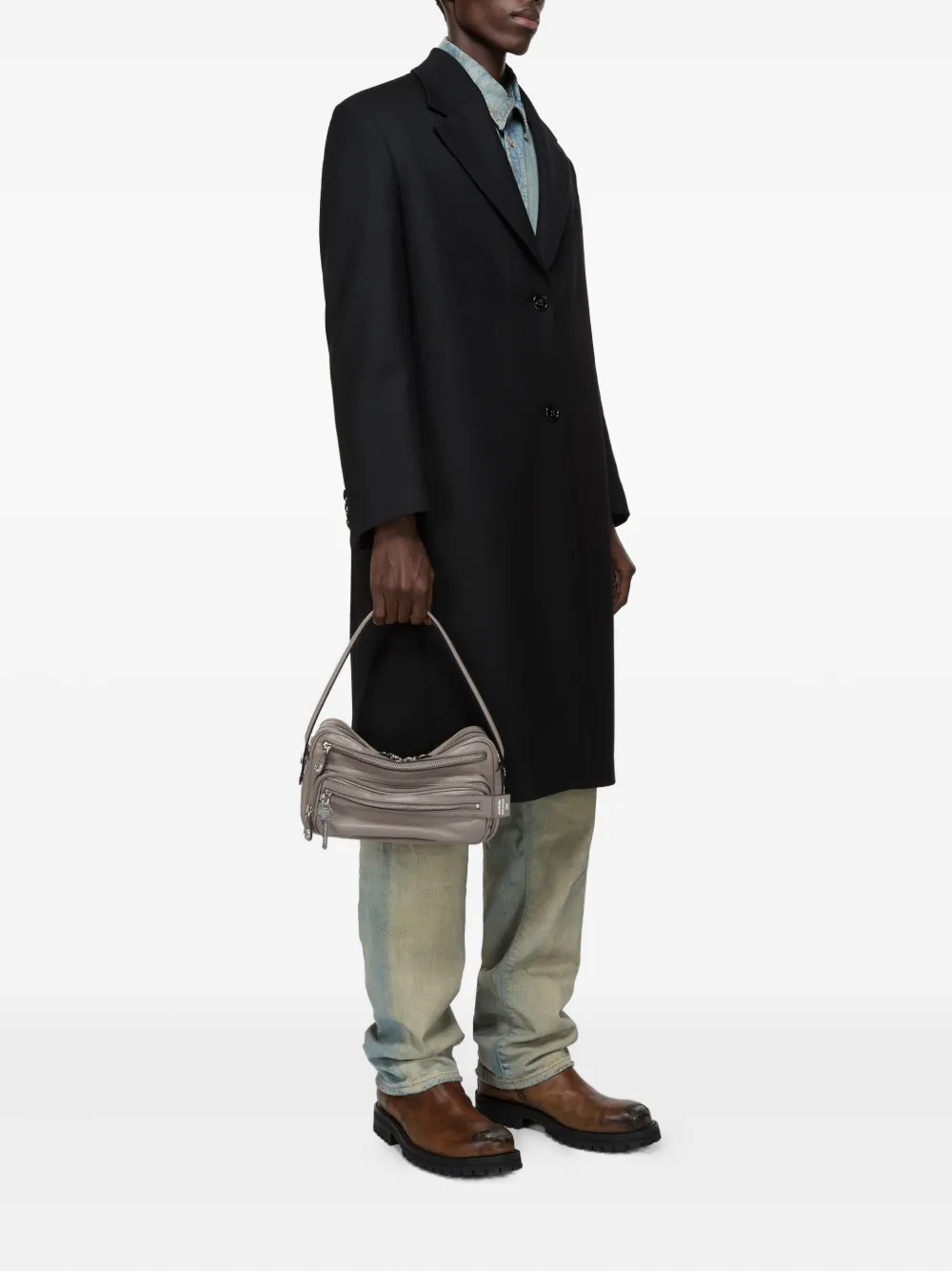 Маленькая сумка на плечо Camero Acne Studios, нейтральный — фото 3