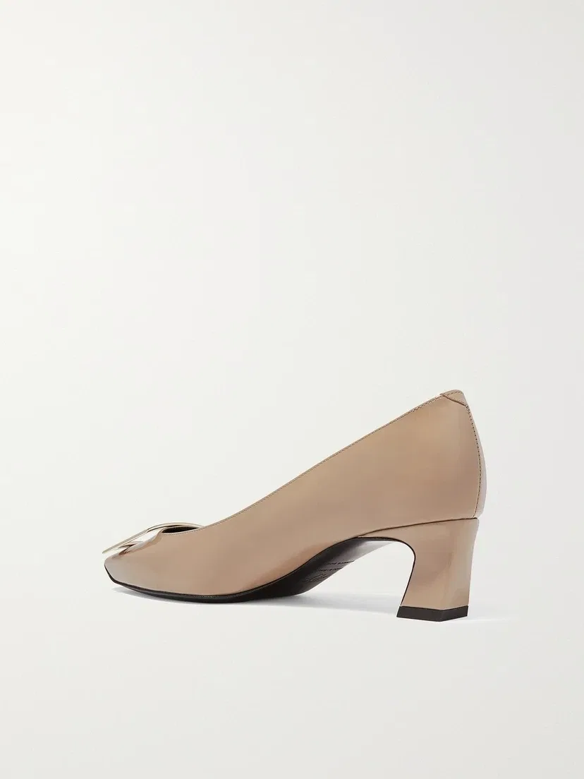 Лакированные туфли Belle Vivier Trompette 45 Roger Vivier, бежевый — фото 3