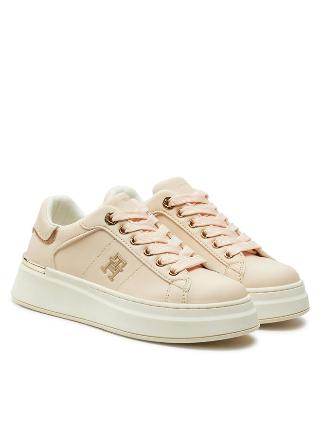 Кроссовки Tommy Hilfiger Low Cut Lace-Up Sneaker T3A9-33749-1355 M, розовый — фото 2