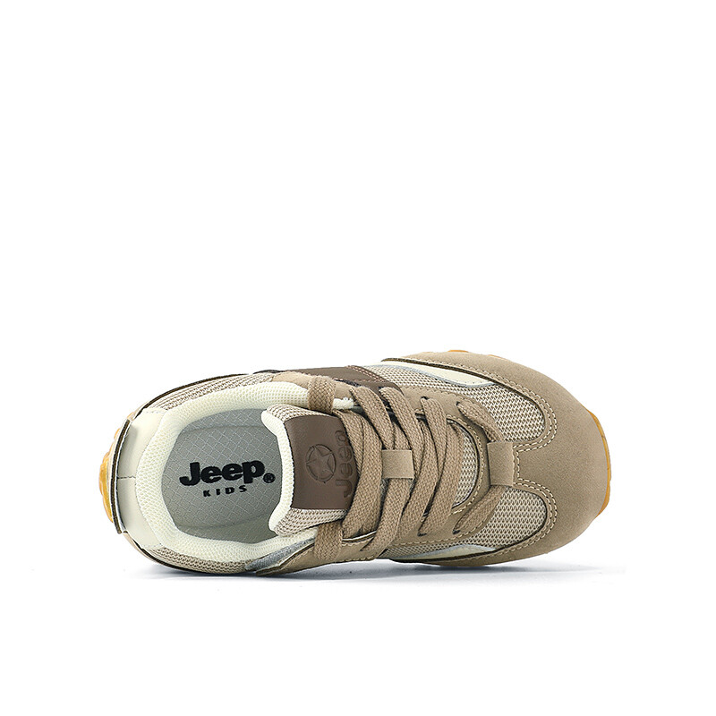 Кроссовки Jeep Kids Lifestyle Shoes Kids Low-top Off-white Brown, коричневый — фото 3