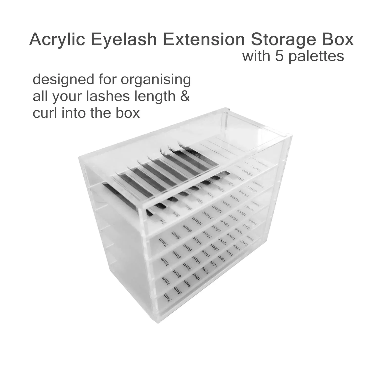 Пятислойный органайзер для накладных ресниц Weimob, Storage Box — фото 3