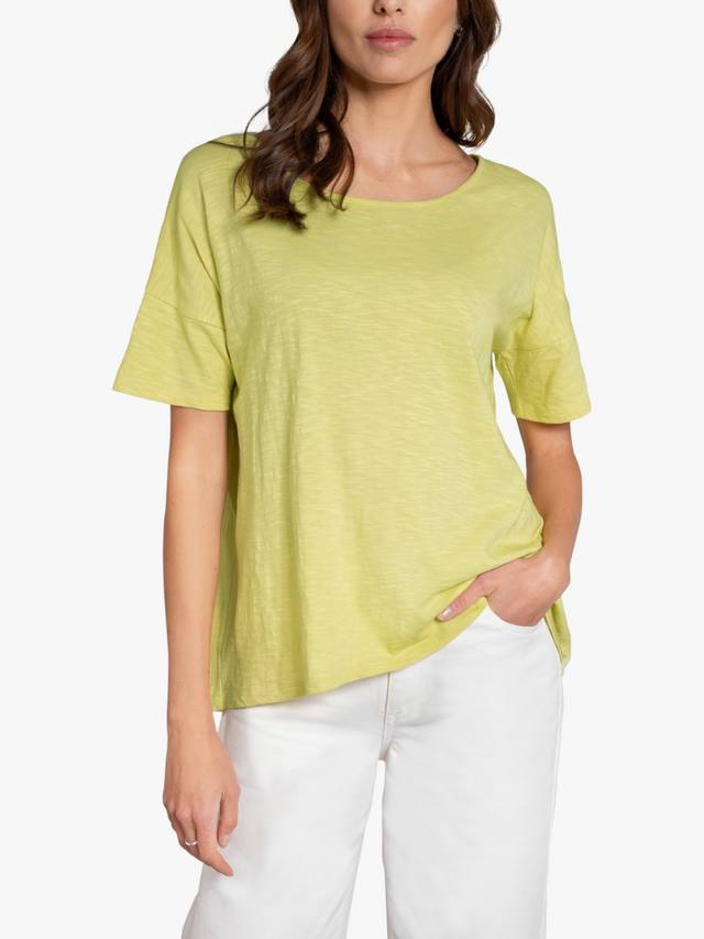 

Футболка из джерси slub с заниженным плечом Celtic & Co., цвет Fennel