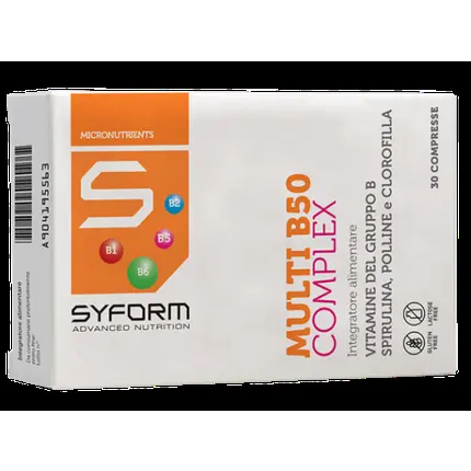 

Syform Multi B50 Комплексная пищевая добавка 30 таблеток Syform Srl