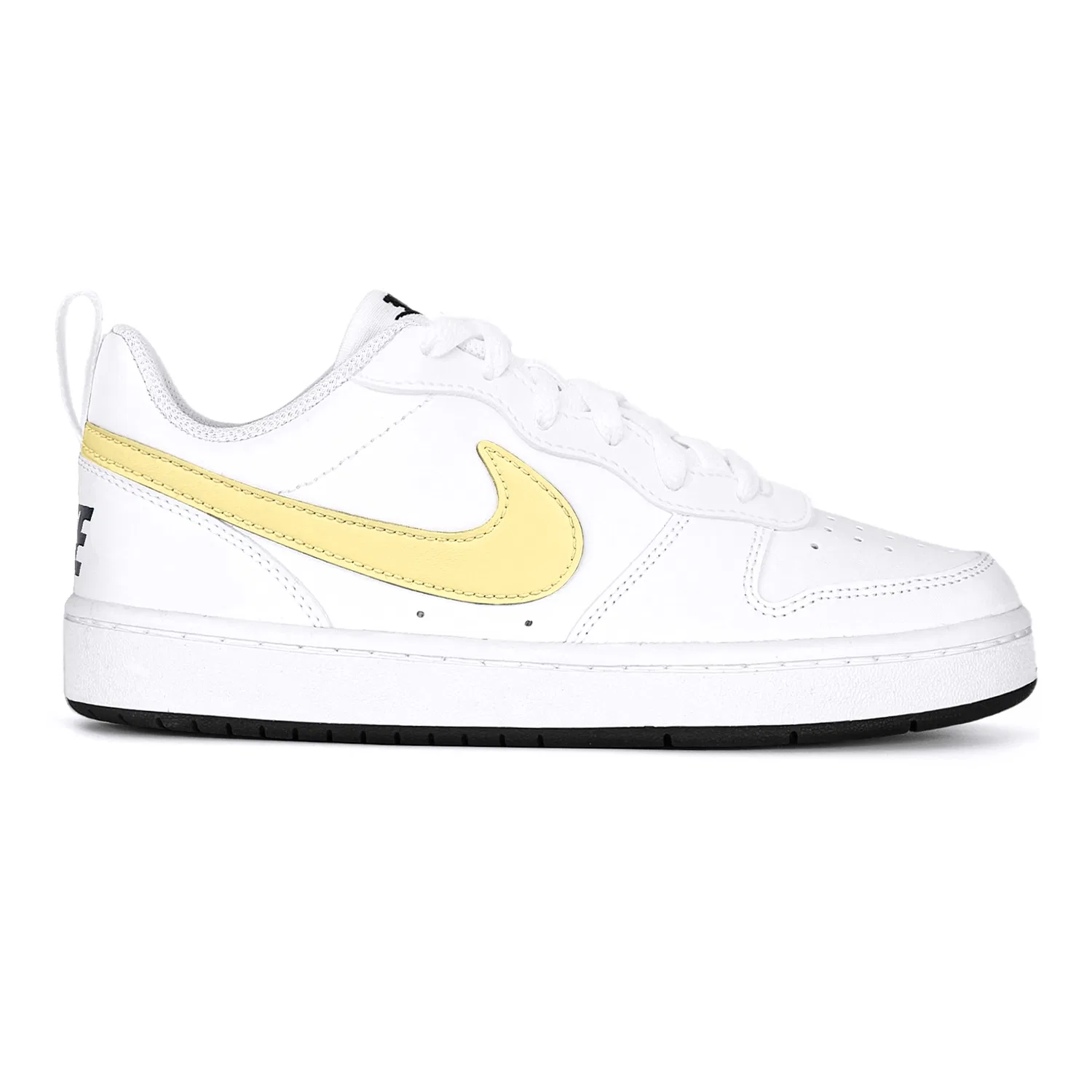 Детские скейтбординг кроссовки Nike Court Borough Steam Rose желтые — фото 3