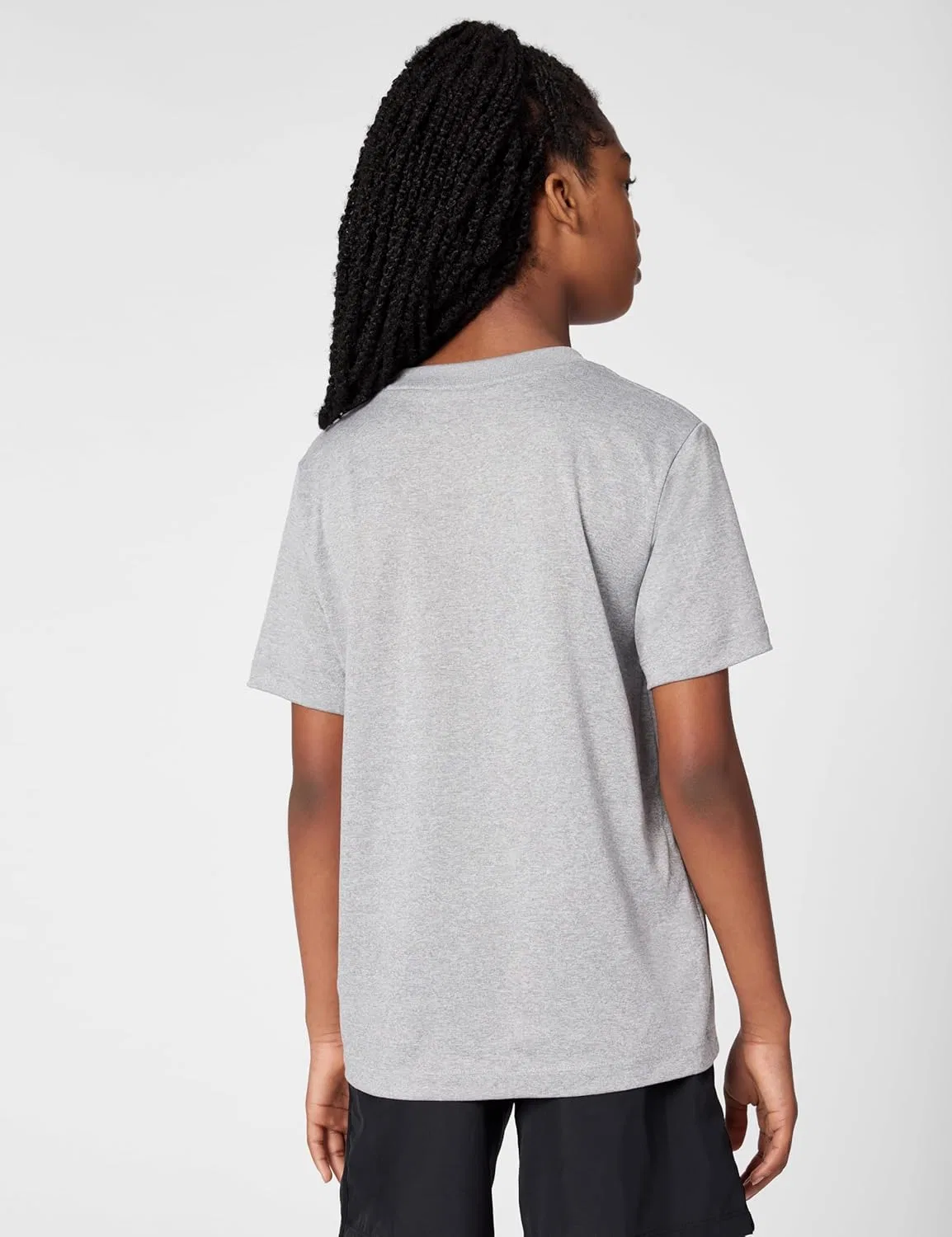 Футболка Nike Dri-FIT Legend для детей, Tumbled Grey/Flat Silver/Heather — фото 3