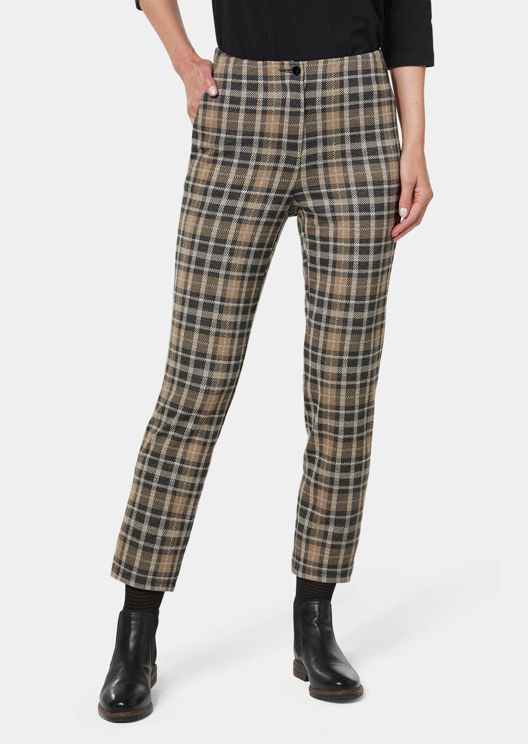 

Брюки GOLDNER Glencheck Hose LOUISA, кэмел