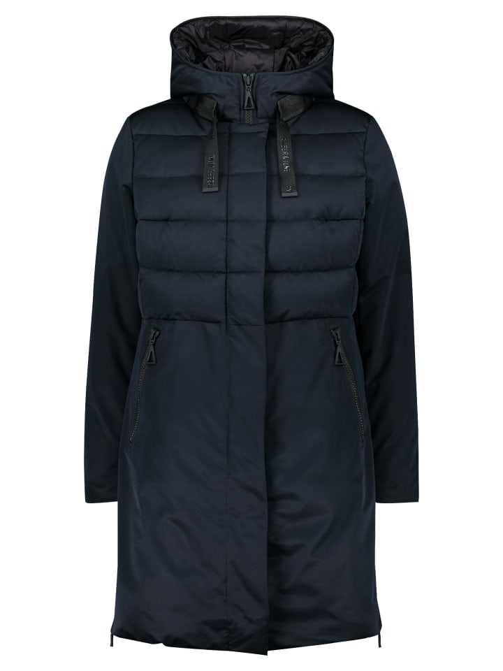 

Стеганая куртка AMBER & JUNE, темно-синий