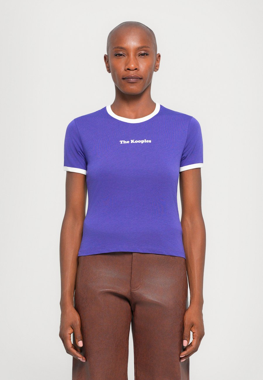 

Футболка The Kooples Print T-shirt, Electric Blue/Blue, Синий, Футболка The Kooples Print T-shirt, Electric Blue/Blue