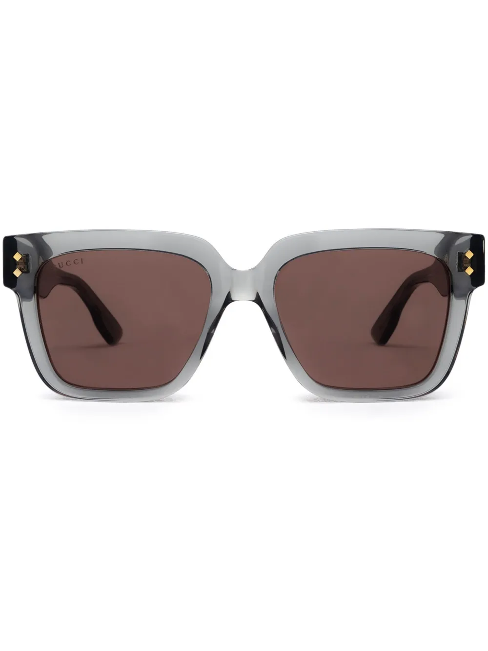 

Солнцезащитные очки в квадратной оправе с логотипом Gucci Eyewear, серый