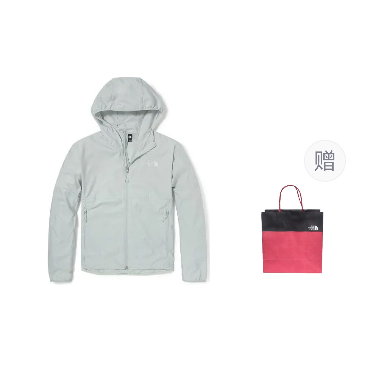 

Куртка мужская серый + подарочный пакет The North Face