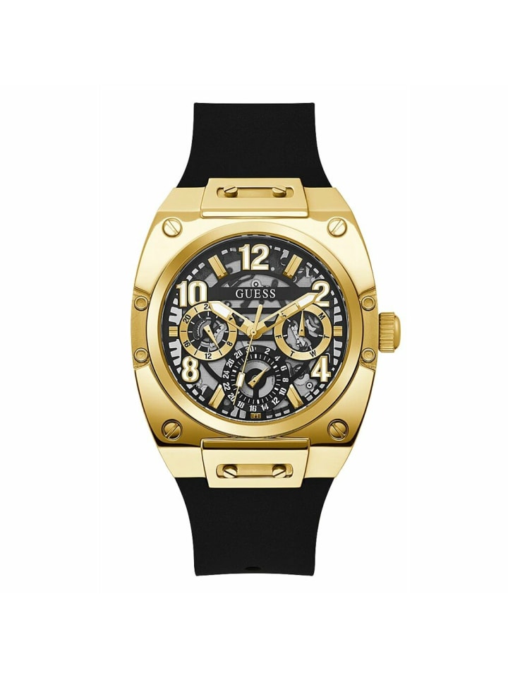 

Guess Мужские аналоговые часы в золотом исполнении