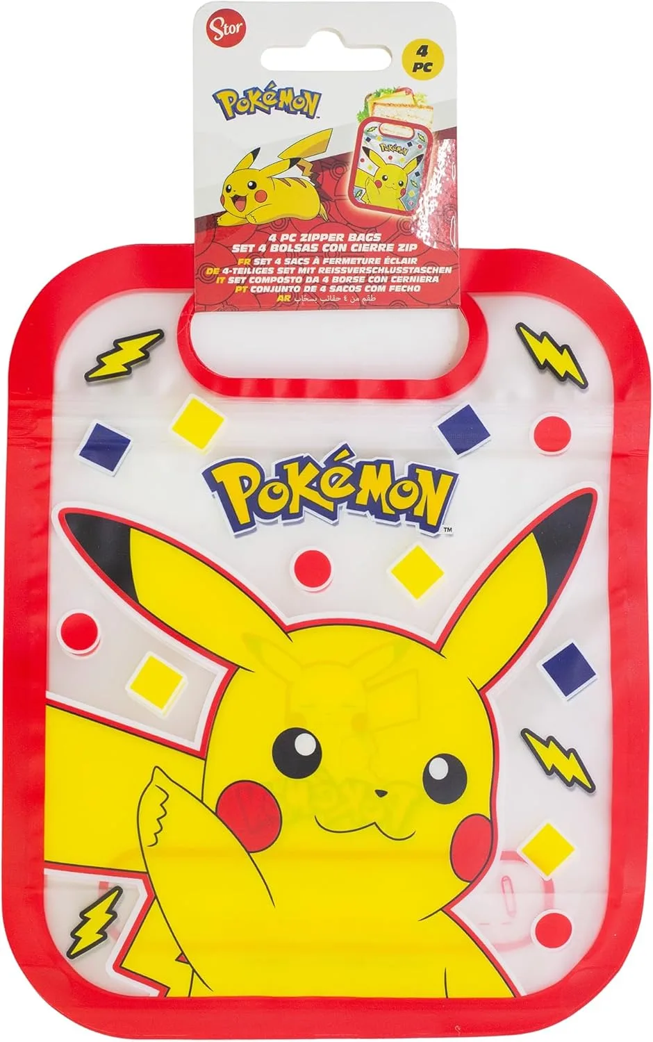 Набор из 4 сумок на молнии Pokemon Blue Team Stor — фото 2