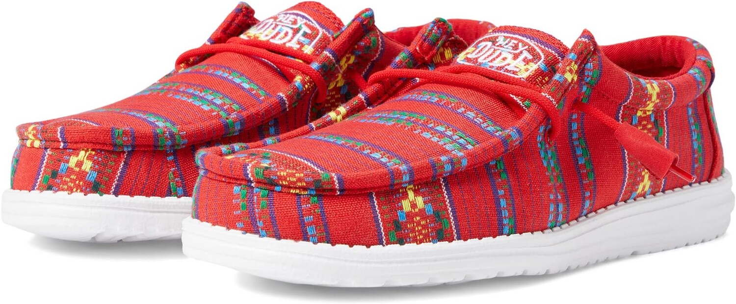 

Кроссовки Wally Serape Slip-On Casual Shoes Hey Dude, цвет Sedona, Красный, Кроссовки Wally Serape Slip-On Casual Shoes Hey Dude, цвет Sedona