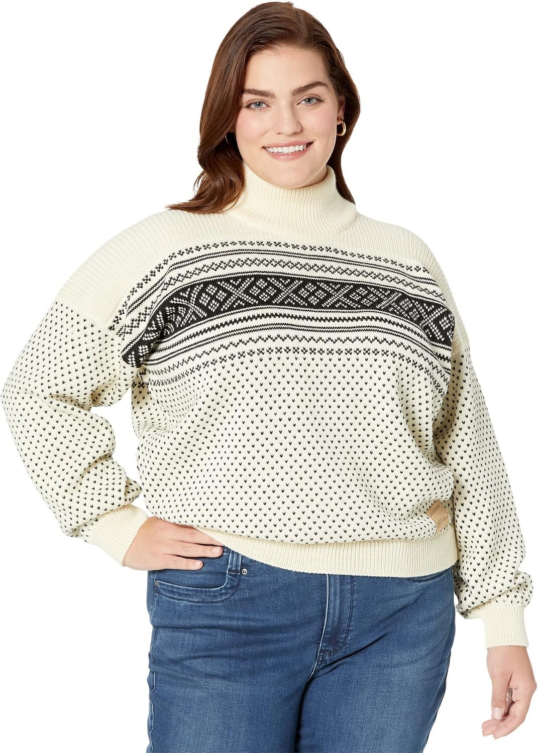

Свитер Dale of Norway Valløy Sweater, цвет Off-White Black