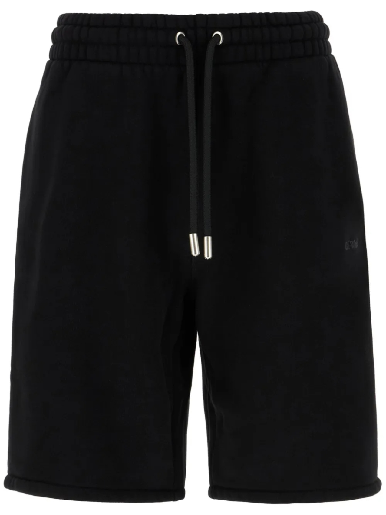 

Шорты Off-White с вышитым логотипом, черный