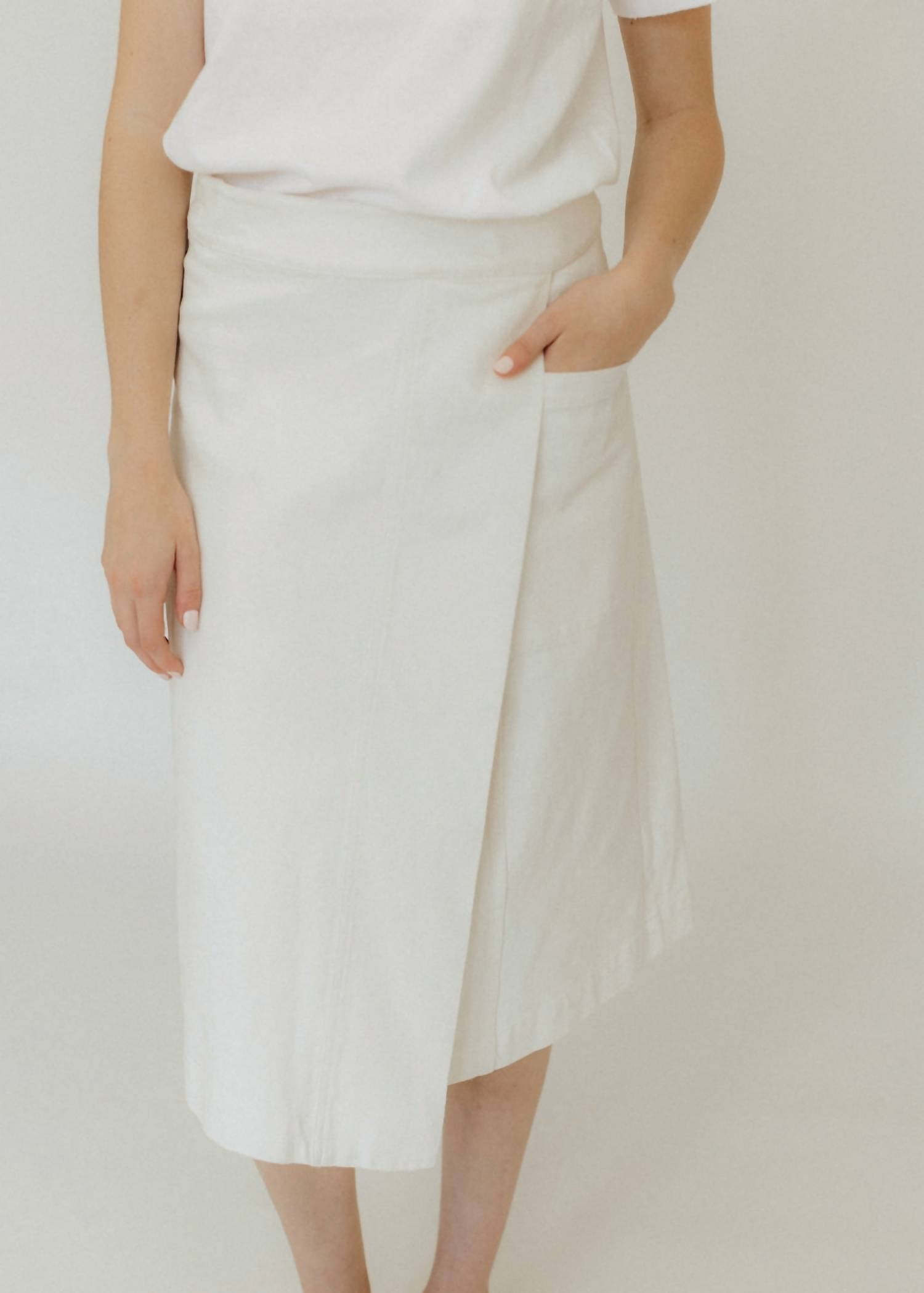 

Юбка-халат Iris из экрю-стрейч-твила Proenza Schouler, цвет ecru stretch twill
