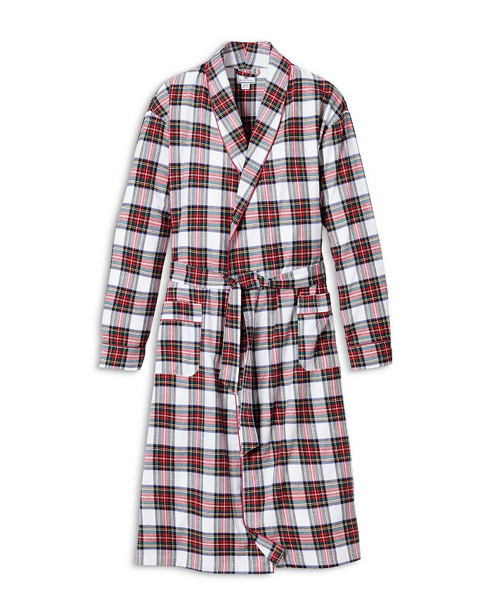 

Халат из хлопка Westminster Tartan с начесом Petite Plume, мультиколор