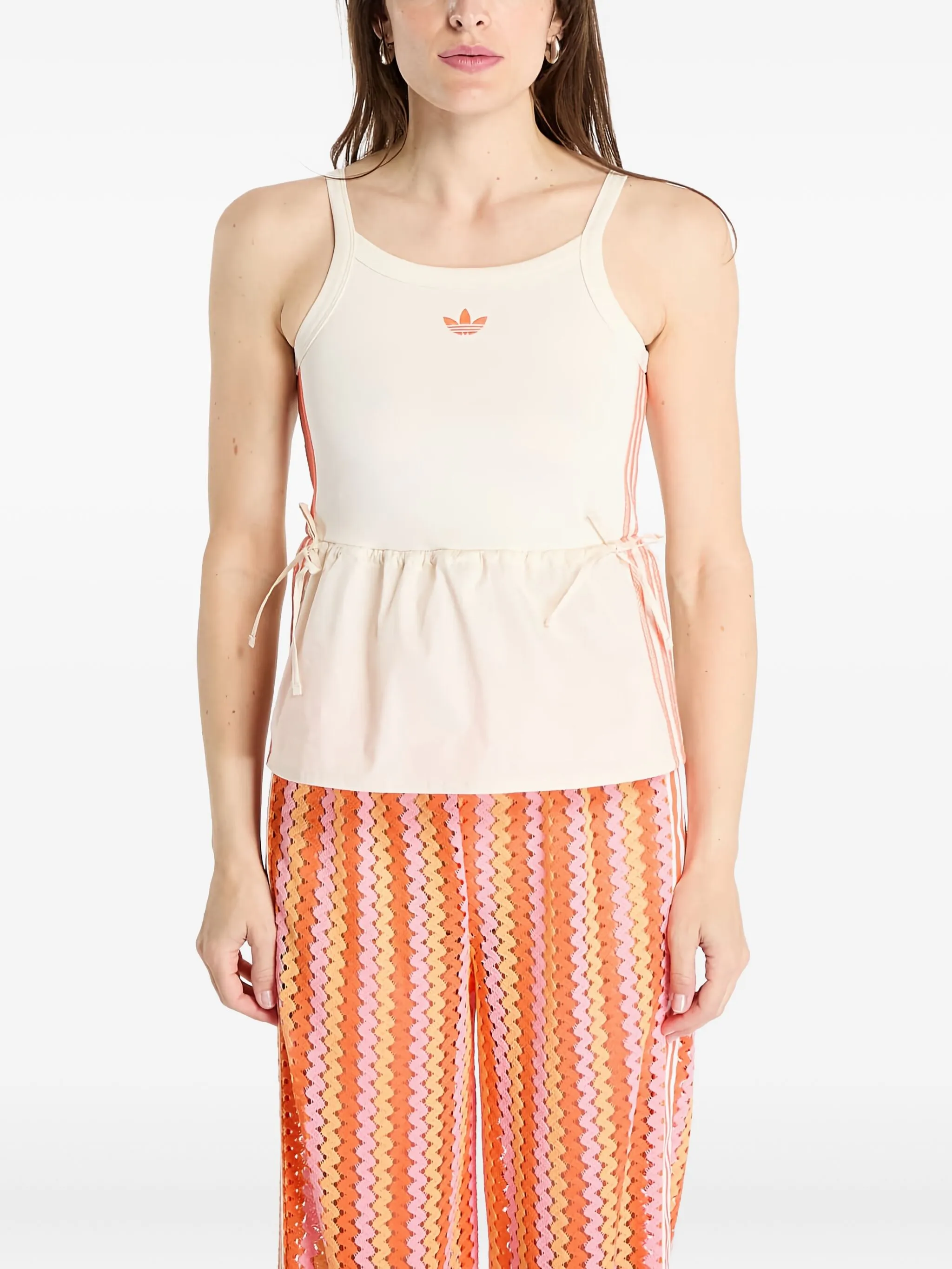 

Топ Summer Glow Adidas, бежевый