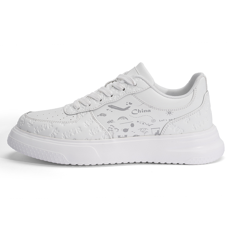 

Низкие мужские кроссовки с нескользящим и износостойким покрытием JWVR, White