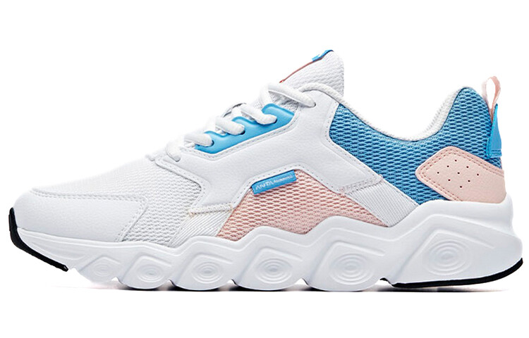 

Кроссовки женские с низким верхом, белые / светло-фиолетово-голубые / детская присыпка Anta