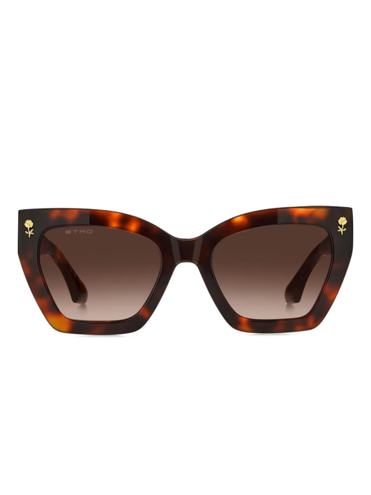 

ETRO солнцезащитные очки Colour Stripes, коричневый
