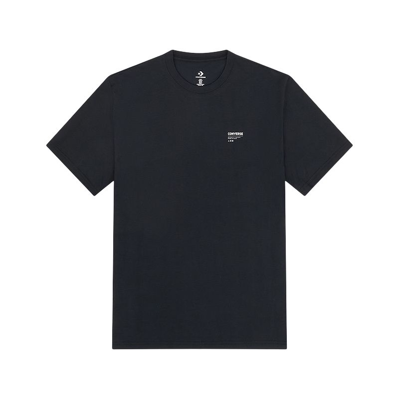 

Converse Футболка мужская черная, Черный, Converse Футболка мужская черная