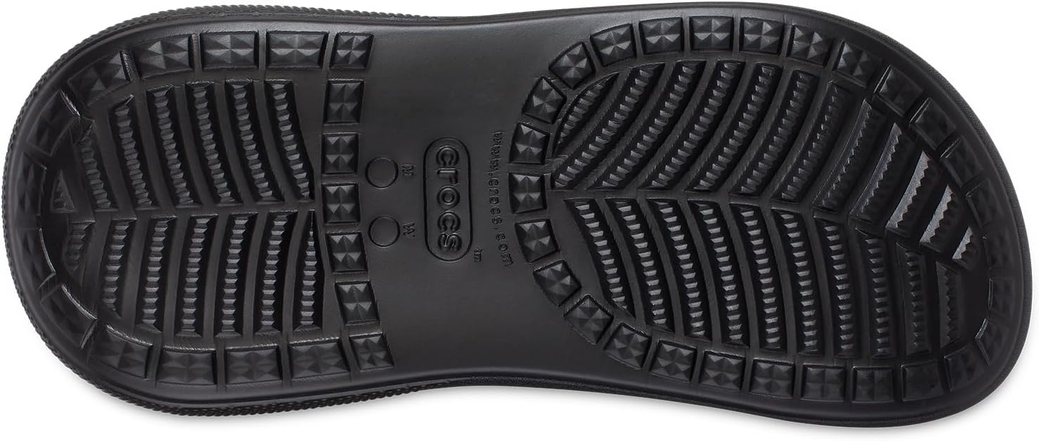 Унисекс резиновые сапоги Crocs Crush на платформе, черные — фото 3