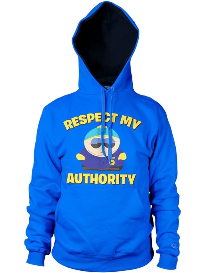 

South Park Худи «Respect My Authority Hoodie» синего цвета, Синий, South Park Худи «Respect My Authority Hoodie» синего цвета