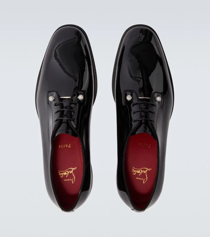 Лакированные туфли-дерби Chambeliss Christian Louboutin, черный — фото 4