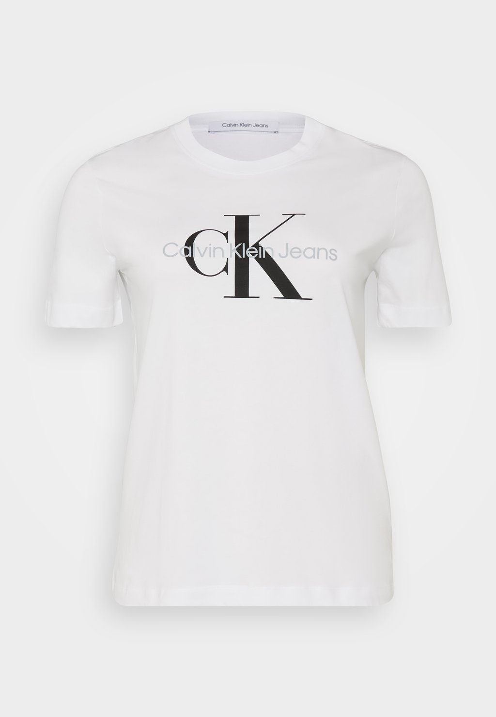 

Футболка с принтом CORE REGULAR MONOLOGO TEE Calvin Klein Jeans Plus, белый