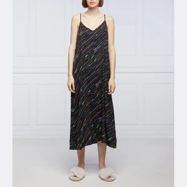

Ночная рубашка свободного кроя Dkny, черный