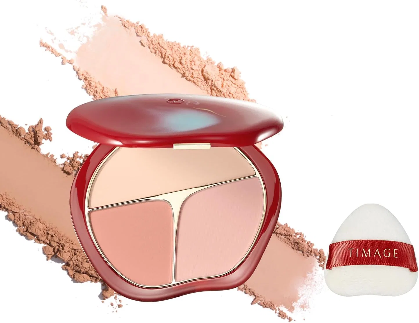 Румяна трехцветные TIMAGE 03 Pink, 13 г