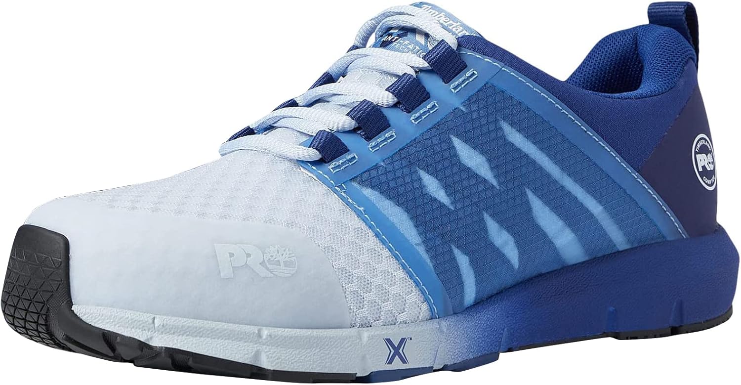 

Timberland PRO мужские рабочие ботинки Radius с композитным защитным носком, Blue/Ice V1