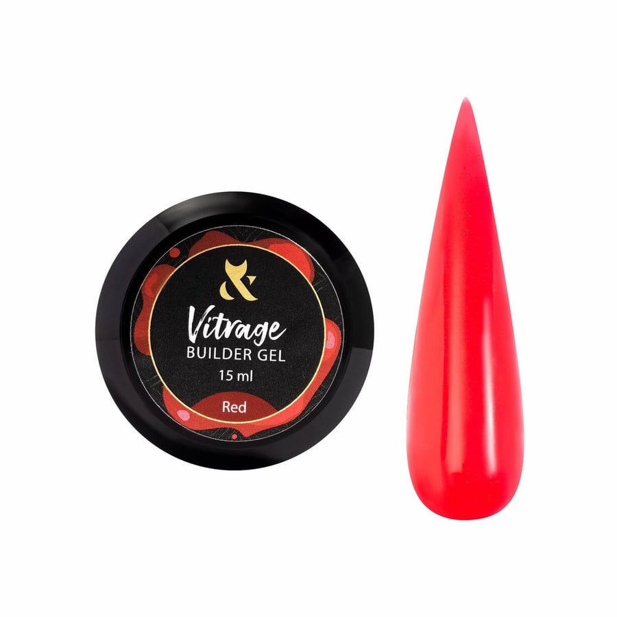 

FOX Vitrage Builder Gel Красный 15 мл Inny producent