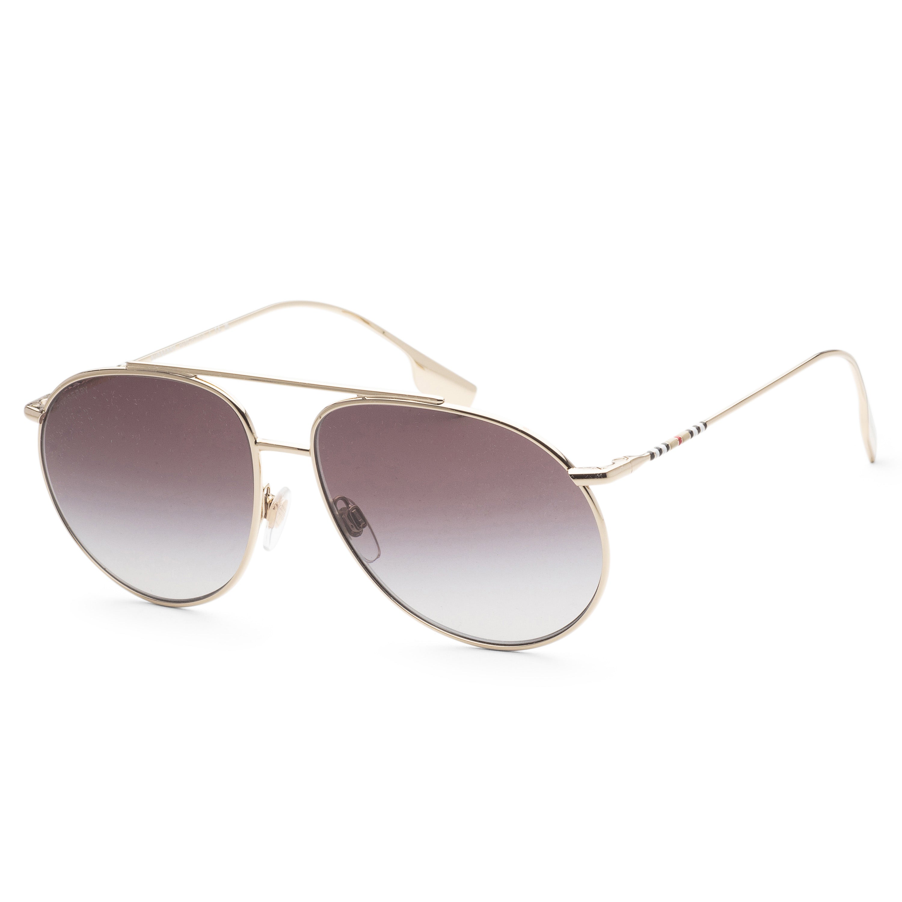 

Женские солнцезащитные очки Burberry 61 мм, цвет light gold