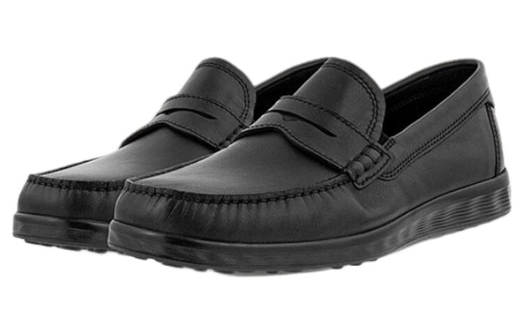Мужские туфли Ecco Men's Casual Shoes Men Low-Top Black — фото 3
